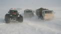 Грузовики из Казахстана в числе других 200 фур застряли на трассе в Узбекистане из-за снегопада